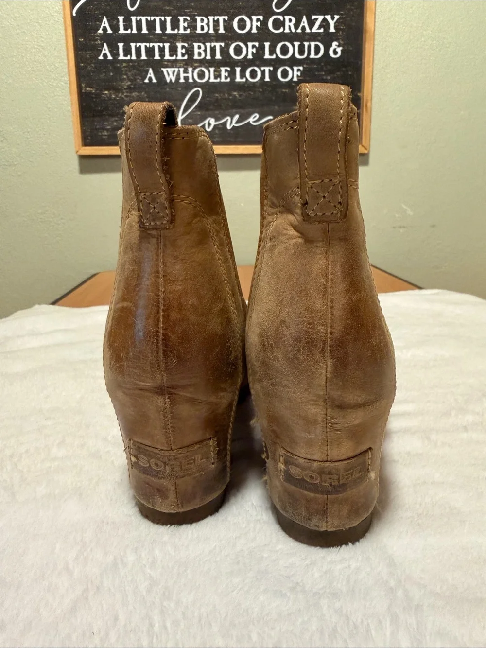 Sorel comfort booties